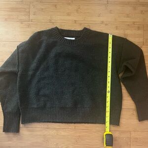 Lucky Brand Women's Cropped Crew Neck Sweater